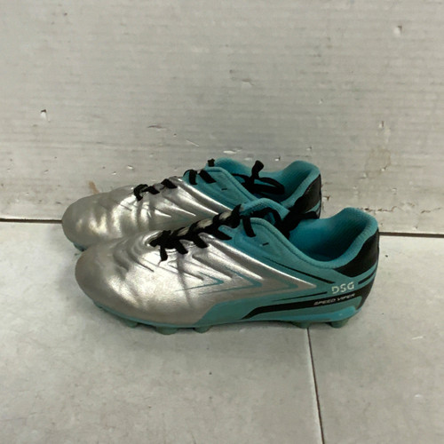 Vist Large View of Product Image Which is Used Dsg Soccer Cleats Teal Junior 01