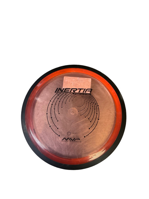 Vist Large View of Product Image Which is Used MVP PROTON INERTIA PATENT PENDING Disc Golf Driver Pink 174g