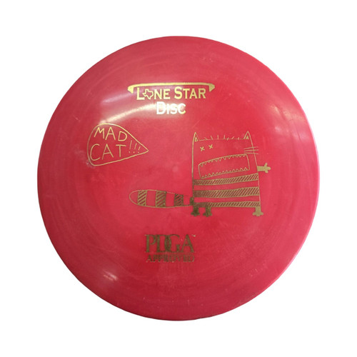 Vist Large View of Product Image Which is Used Lone Star Disc MADCAT Disc Golf Driver Red