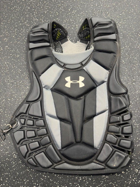 Vist Large View of Product Image Which is Used Under Armour CHEST PROTECTOR Catchers Chest Protector Black Intermed