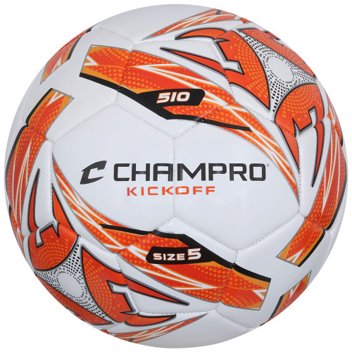 Vist Large View of Product Image Which is New Kick Off SZ3 WHT/ORG Ball