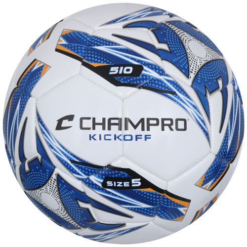 Vist Large View of Product Image Which is New Kick Off SZ3 WHT/RYL Ball