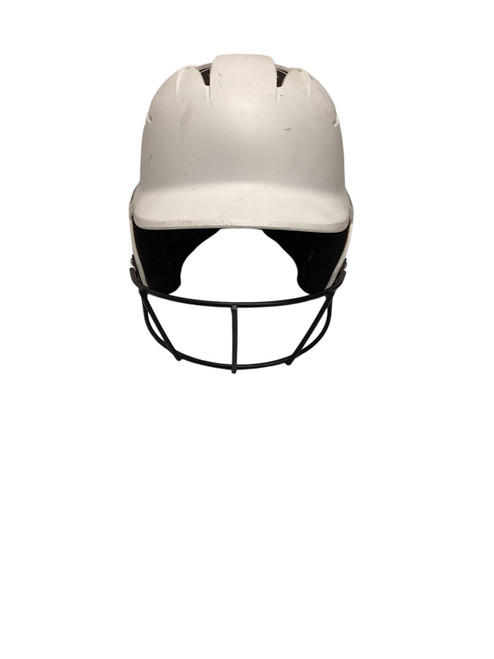 Vist Large View of Product Image Which is Used Marucci Batting Helmet w/Mask White One Size