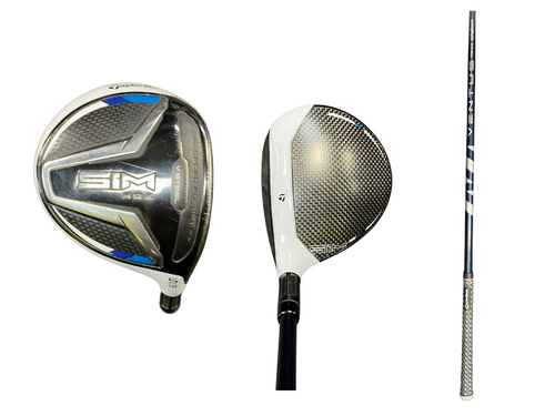 Vist Large View of Product Image Which is Used Taylormade SIM MAX Mens Fairway Wood RH 5 Wood