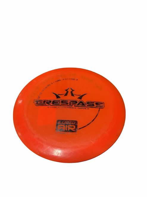 Vist Large View of Product Image Which is Used Dynamic Discs TRESPASS Disc Golf Driver Orange