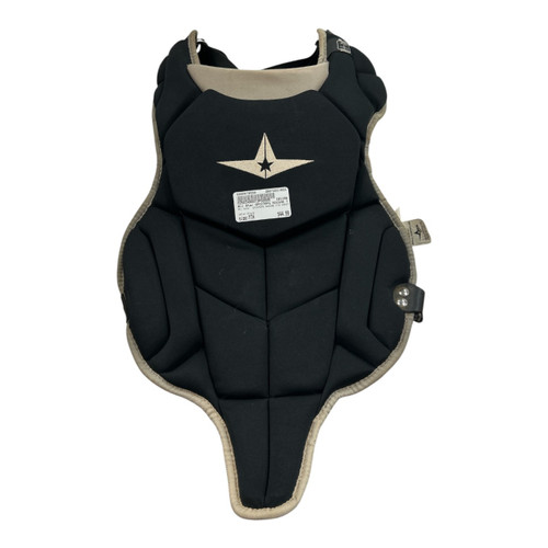 Vist Large View of Product Image Which is Used All Star CPCC79PS NOCSAE 7-9 CHEST Catchers Chest Protector Black Youth