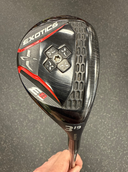 Vist Large View of Product Image Which is Used Tour Edge EXOTICS E8 Mens Hybrid Club RH 3 Hybrid