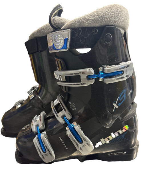 Vist Large View of Product Image Which is Used Alpina X3 LADY Womens DH Ski Boot Black 235 MP - J05.5 - W06.5