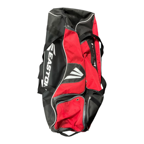 Vist Large View of Product Image Which is Used Easton RED/BLACK WHEELED BAG BB/SB Player Wheeled Bag Black
