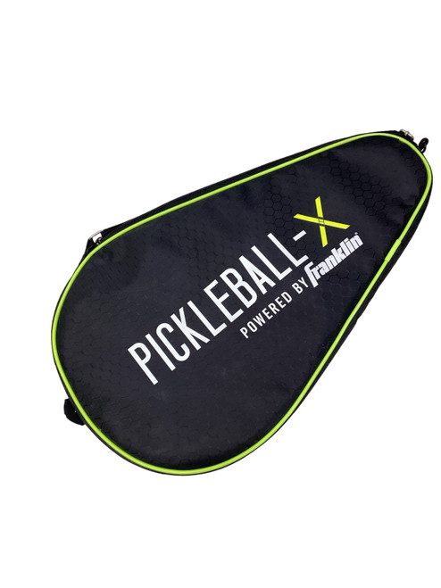Vist Large View of Product Image Which is Used Franklin PICKLEBALL PADDLE SLEEVE Pickleball Racquet Black