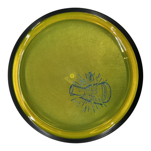 Vist Large View of Product Image Which is Used MVP LAB SECOND PROTON RESISTOR Disc Golf Driver Yellow 170g