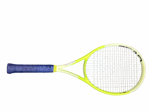 Vist Large View of Product Image Which is Used Head Racquet EXTREME PRO 400 Adult Tennis Racquet Lime Green 4 1/2"