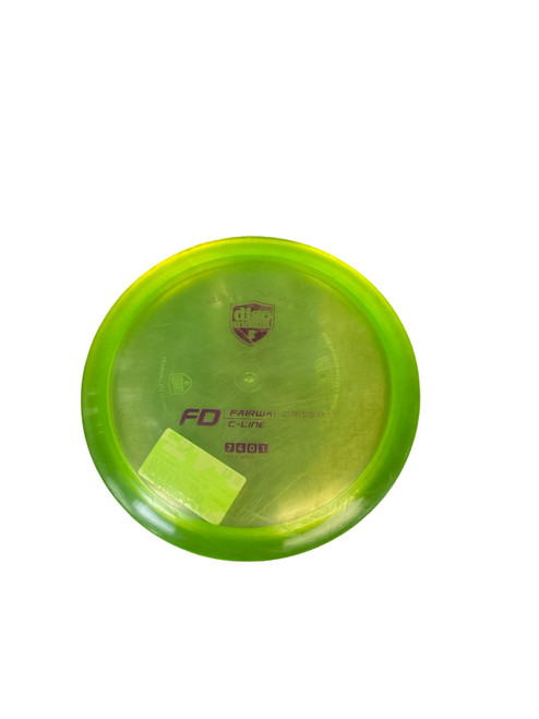 Vist Large View of Product Image Which is Used Discmania C LINE FD Disc Golf Driver Green 175g