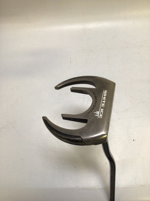 Vist Large View of Product Image Which is Used Odyssey WHITE ICE SABERTOOTH PUTTER Mens Putter RH