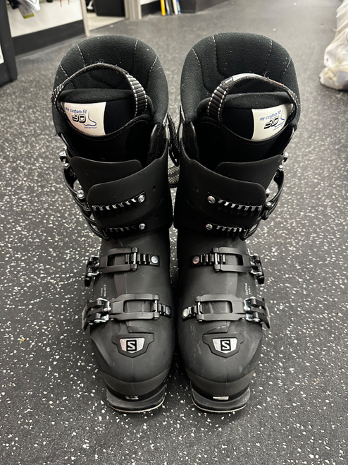 Vist Large View of Product Image Which is Used Salomon X PRO 100 Mens DH Ski Boot Black 275 MP - M09.5 - W10.5