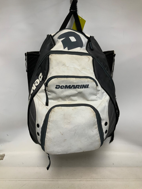Vist Large View of Product Image Which is Used Demarini DOUBLE BAT BB/SB Player Backpack White