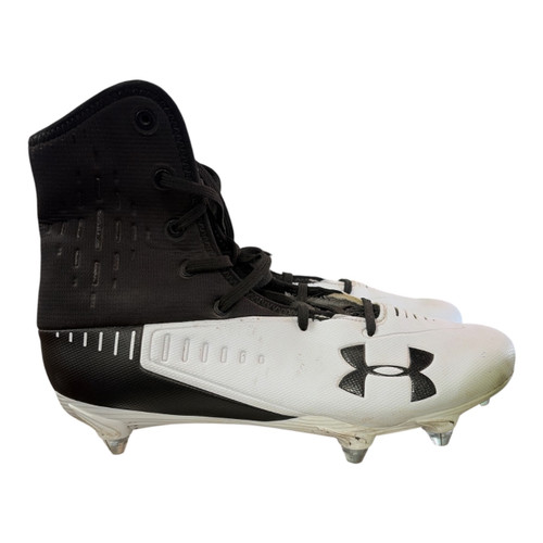 Vist Large View of Product Image Which is Used Under Armour HIGHLIGHT SELECT Adult FB Cleats White Senior 10.5