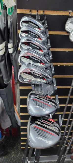 Vist Large View of Product Image Which is Used Cobra 2023 AIRX 5-6 HYB 7-GW Mens Iron Set RH 5I-GW/AW