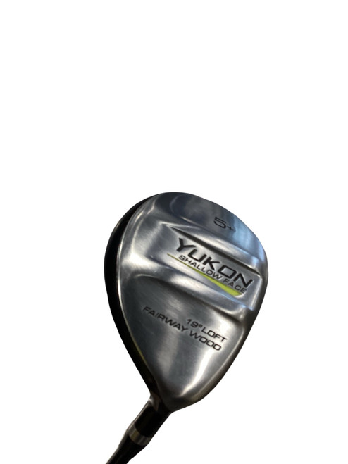 Vist Large View of Product Image Which is Used Pinemeadow YUKON SHALLOW FACE Mens Fairway Wood RH Grey 5 Wood