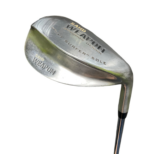 Vist Large View of Product Image Which is Used SAND WEAPON Golf Wedge Mens RH Sand Wedge
