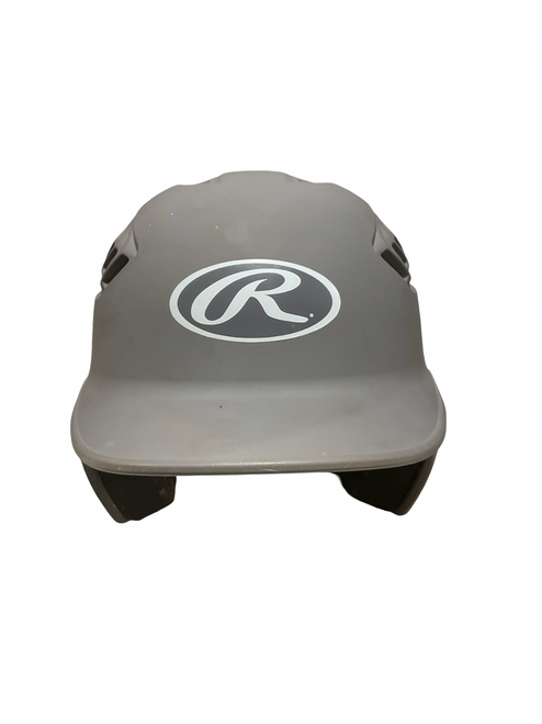 Vist Large View of Product Image Which is Used Rawlings 6 3/8- 7 1/8 HELMET Batting Helmet No Mask Grey One Size