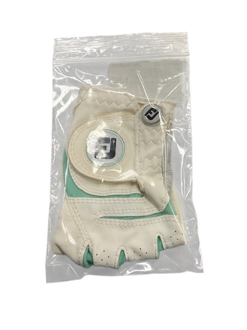 Vist Large View of Product Image Which is Used Foot Joy Jr Golf Glove White SM