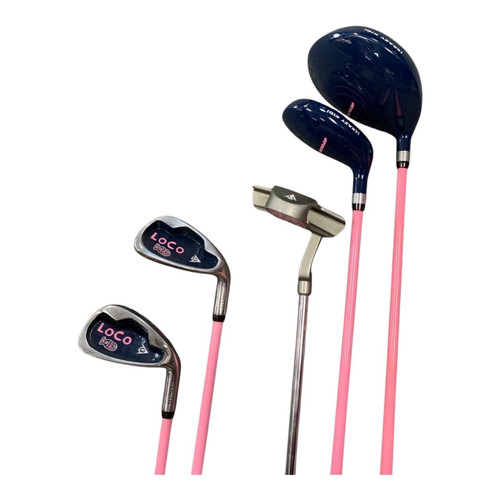 Vist Large View of Product Image Which is Used Dunlop LOCO GIRLS 6 PC 9-12 Jr Package Set RH Navy Blue 6 Piece