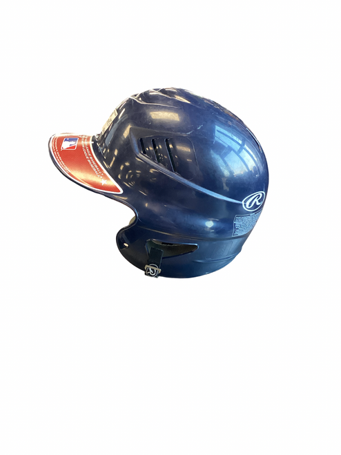 Vist Large View of Product Image Which is Rawlings BASEBALL HELMET MD CFBH Batting Helmet No Mask Navy Blue MD