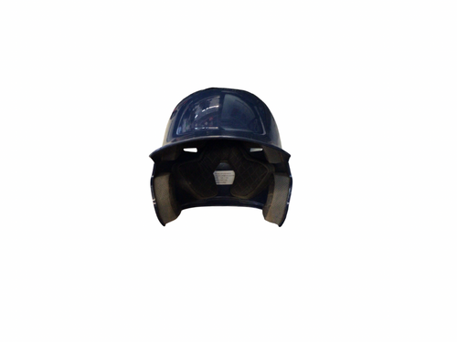 Vist Large View of Product Image Which is Used Evoshield 7 3/8 - 7 1/2 Batting Helmet No Mask Navy Blue LG
