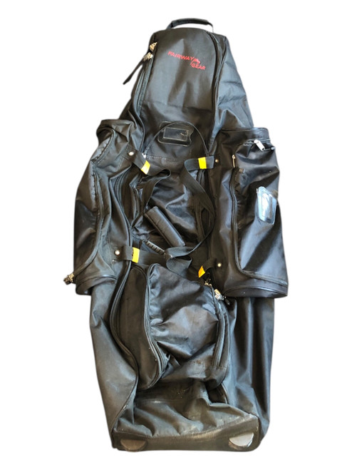 Vist Large View of Product Image Which is Used FAIRWAY GEAR WHEELED SOFT TRAVEL CASE Travel Bag Black