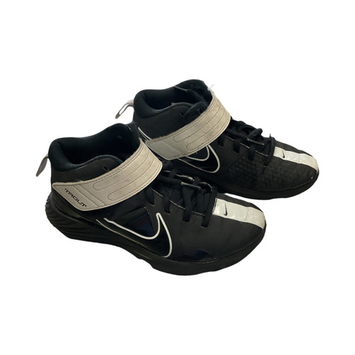 Vist Large View of Product Image Which is Used, Nike, TROUT TURF SHOES BB/SB Cleats, Black, Junior 03.5