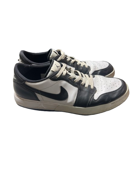 Vist Large View of Product Image Which is Used Nike AIR JORDAN LOW G SPIKED SZ 14 Mens Golf Shoes Black And White Senior 14