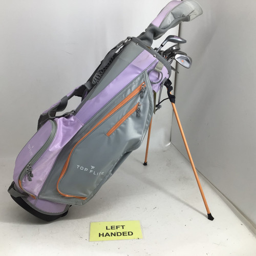 Vist Large View of Product Image Which is Used Top Flite 10 PC WOMENS LH GOLF SET Womens Package Set LH Pink 10 Piece