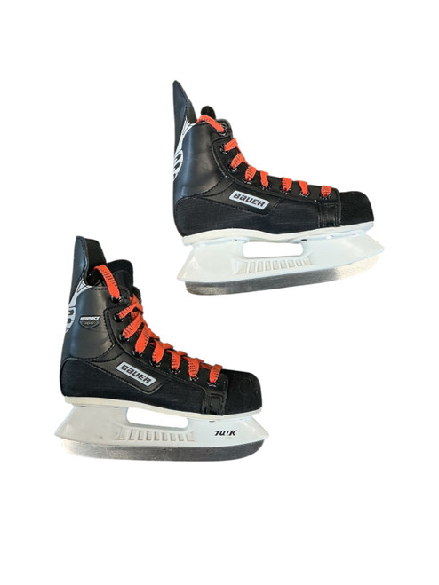Vist Large View of Product Image Which is Used Bauer IMPACT 100 Youth Hockey Skate Youth 13.0