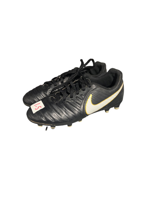 Vist Large View of Product Image Which is Used Nike Soccer Cleats Black Junior 01.5