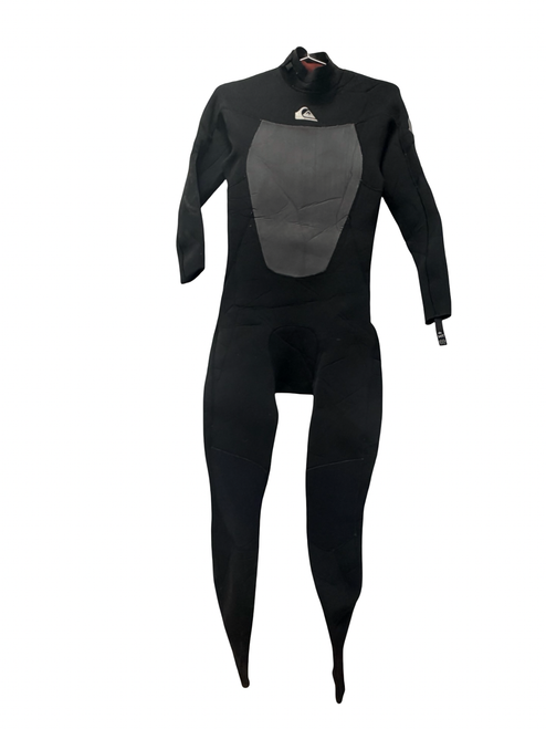 Vist Large View of Product Image Which is Used Quiksilver SYNCRO 3.2mm Mens Full Suit / Wetsuit Black MT MD Tall