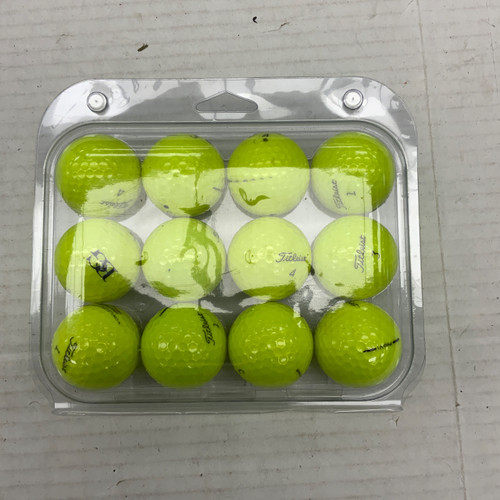 Vist Large View of Product Image Which is Used Titleist PRO V1 YELLOW 12 Pack - Golf Balls
