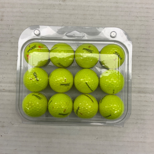 Vist Large View of Product Image Which is Used Titleist PRO V1 X YELLOW 12 Pack - Golf Balls