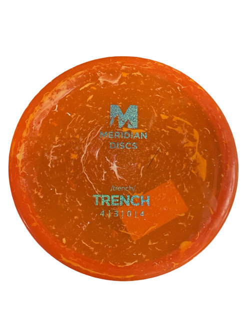 Vist Large View of Product Image Which is Used MERIDIAN TRENCH Disc Golf Mid Range Orange 176g