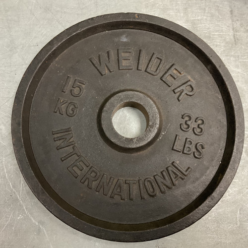 Vist Large View of Product Image Which is Used Weider Olympic Plate 33 lb