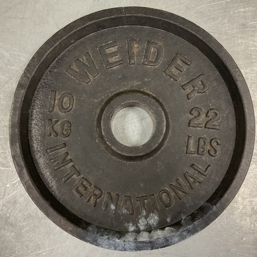 Vist Large View of Product Image Which is Used Weider Olympic Plate 22 lb