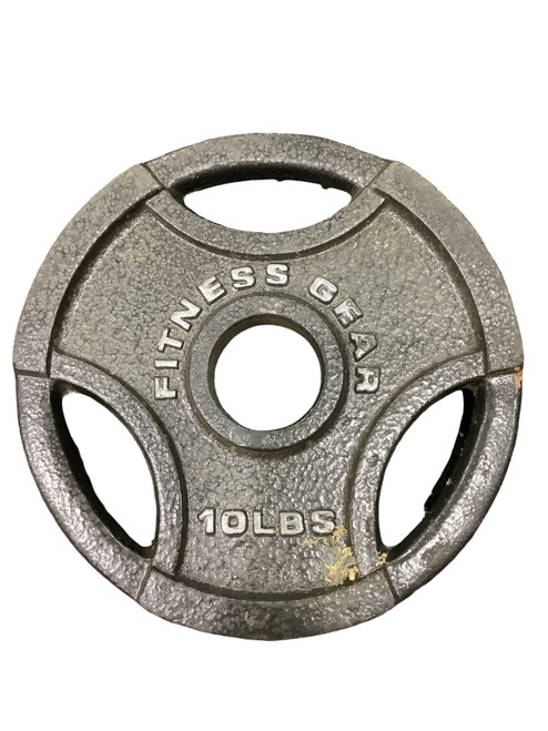 Vist Large View of Product Image Which is Used Fitness Gear Olympic Plate (Each) 10 lb