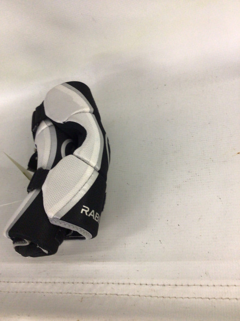 Vist Large View of Product Image Which is Used Warrior RABILNEXT Lacrosse Arm Pads/Guards Black LG