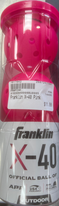 Vist Large View of Product Image Which is New Franklin X-40 Pink