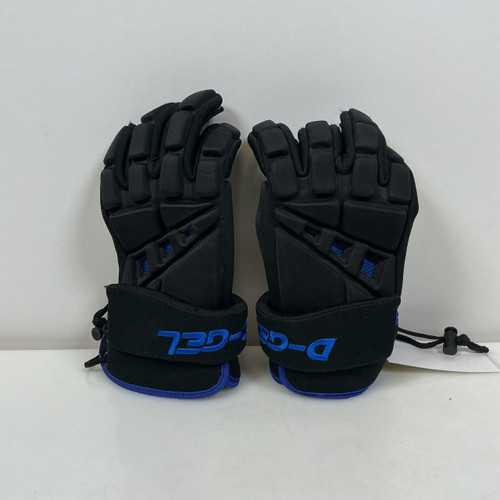 Vist Large View of Product Image Which is D-Gel PRO 835 Lacrosse Gloves Jr Black MD