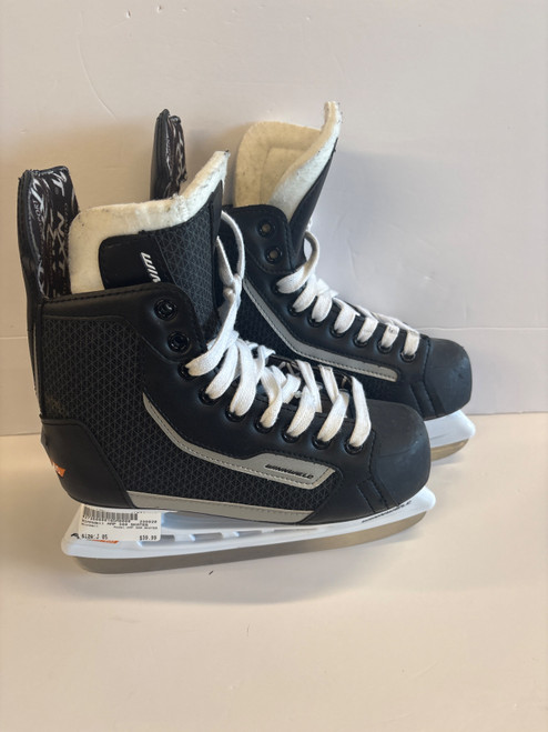 Vist Large View of Product Image Which is Used WinnWell AMP 300 SKATES Junior Hockey Skate Junior 05
