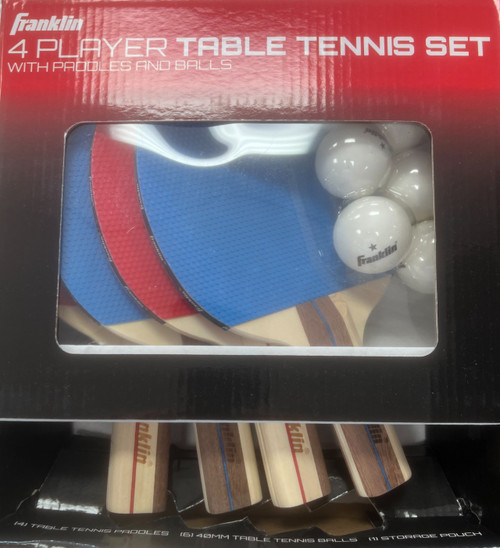 Vist Large View of Product Image Which is New 4 Player Table Tennis Set