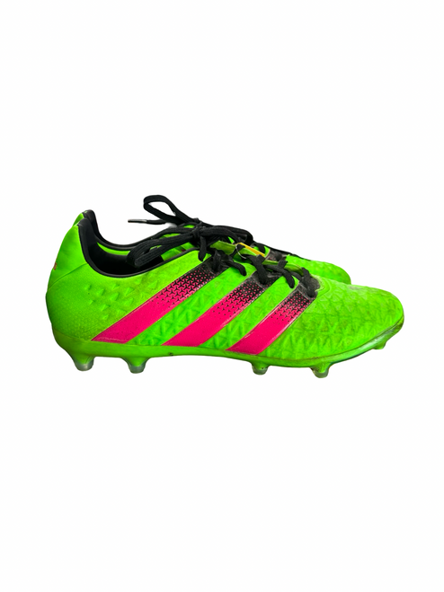 Vist Large View of Product Image Which is Used Adidas Soccer Cleats Green Senior 8.5