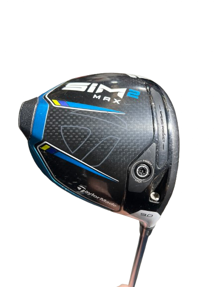 Vist Large View of Product Image Which is Used Taylormade SIM 2 MAX 9 DGR Mens Driver RH 9.0 Degree