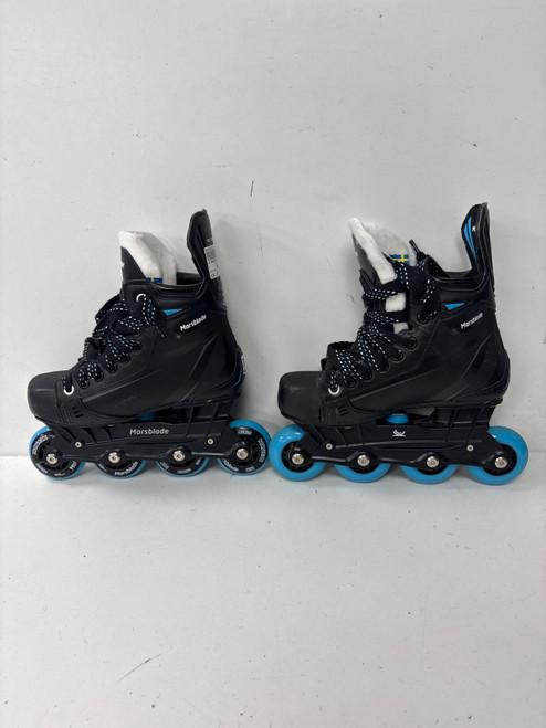 Vist Large View of Product Image Which is Used MARSBLADE O1 KRAFT Junior Rec Fitness Skates Black Junior 03.5 (new= $360)